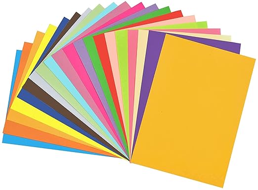 Color Sheets A4 Size ( Pack of 100 Sheets)