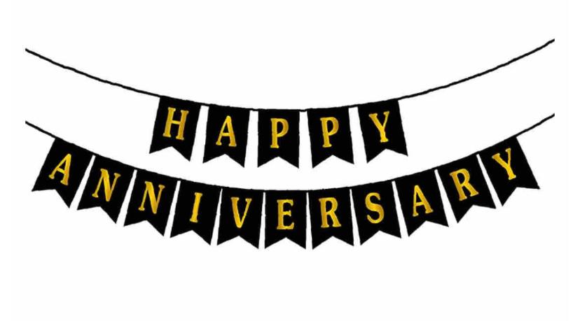 Anniversary Banner (Malticolor)