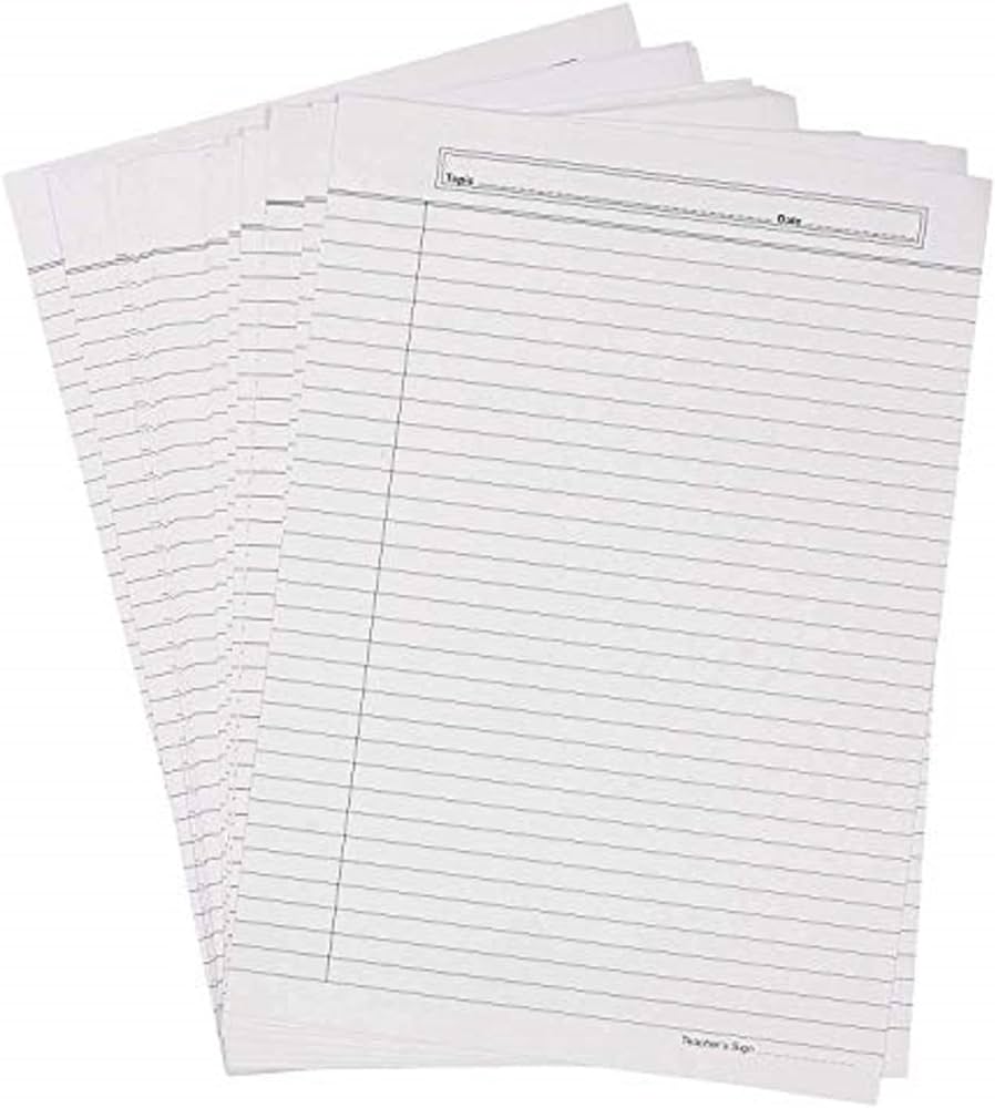 1 Side Line A4 Size Sheet (Pack of 20 Sheets)